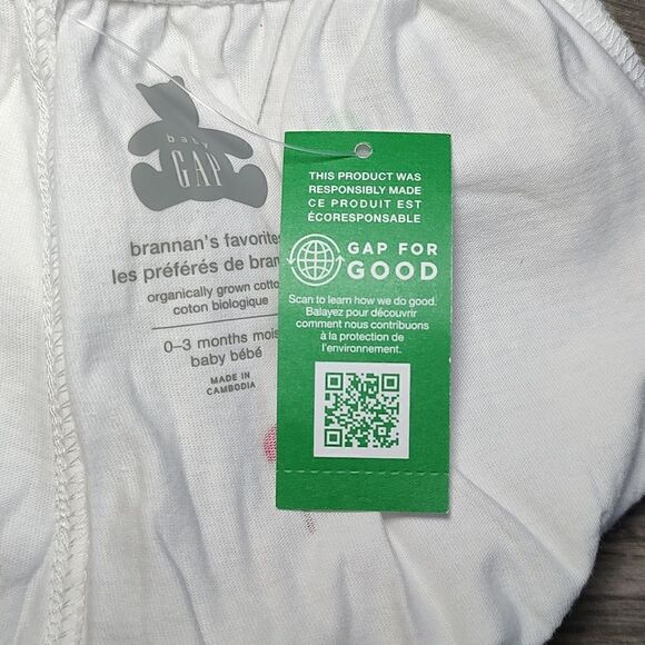 New With Tag‎ Baby Gap 100% Organic Cotton Size 0-3 Months Pull-On Shorts - Picture 6 of 7